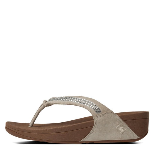 Fitflop Women's Crystal Swirl Flip Flop Nude