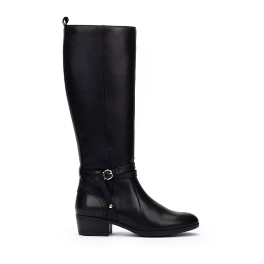 Pikolinos DAROCA Women's leather high boots Black