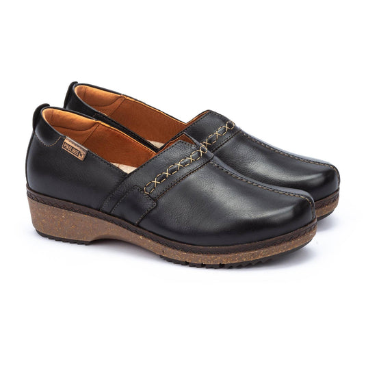 Pikolinos Women's Granada Leather Shoes Black