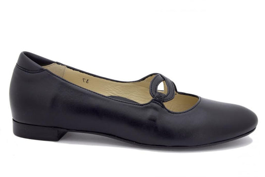 Piesanto Women's Dress Shoe 235531 Black Leather Pump