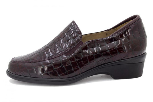 PieSanto Women's Slip On 245610 Bordeaux Coco