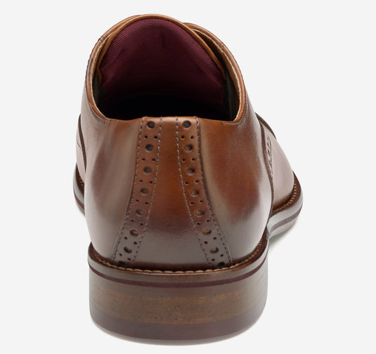 Johnston & Murphy Men's Conard Dress Cap Toe Tan Leather