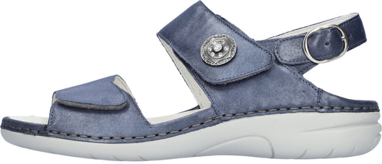 Waldlaufer Women's Gunna Sandal Pearl jeans
