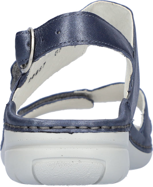 Waldlaufer Women's Gunna Sandal Pearl jeans