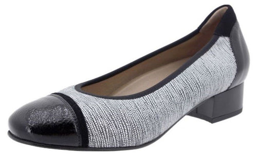 Piesanto Women's Dress Shoe 210533 Black and White