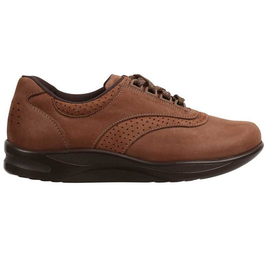 SAS Women's Walk Easy Diabetic Walking Shoe Coffee Nubuck