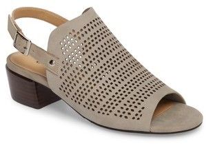 VANELi Women's Cadena Heel Sandal Taupe Nubuck