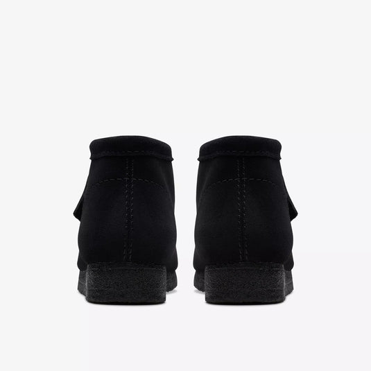 Clarks Men's Wallabee Boot Black Suede