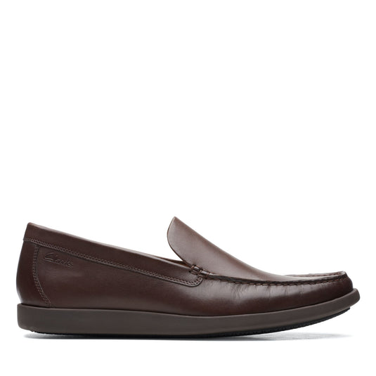 Clarks Men's Ferius Creek Dark Brown Leather