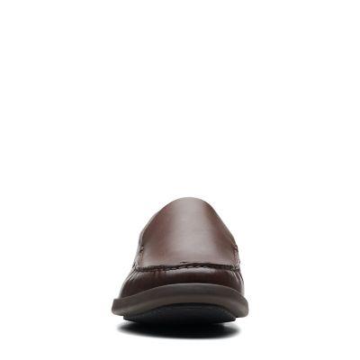 Clarks Men's Ferius Creek Dark Brown Leather