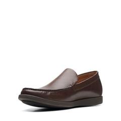 Clarks Men's Ferius Creek Dark Brown Leather