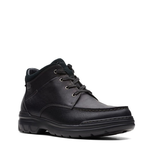 Clarks Men's Rockie2 HIGTX Black Leather