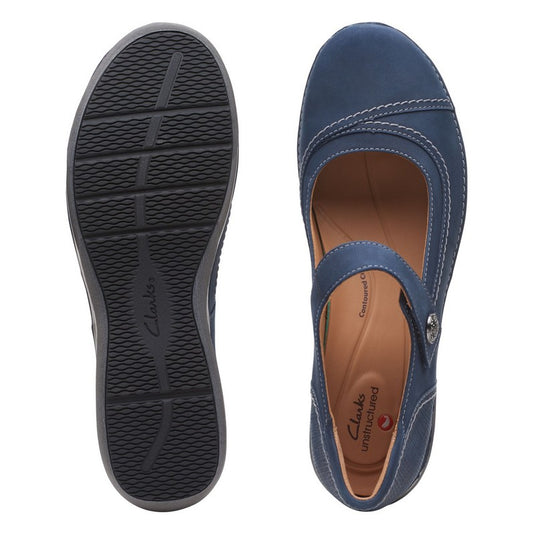 Clarks Women's Appley Walk Navy Nubuck