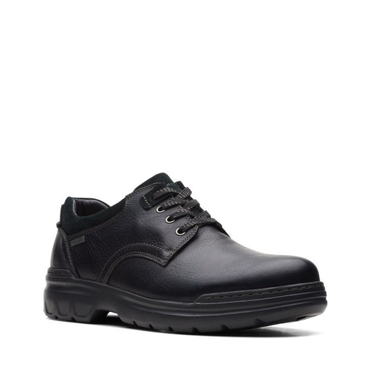 Clarks Men's Rockie2 LOGTX Black Leather