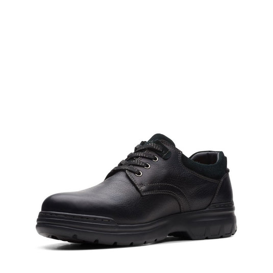 Clarks Men's Rockie2 LOGTX Black Leather