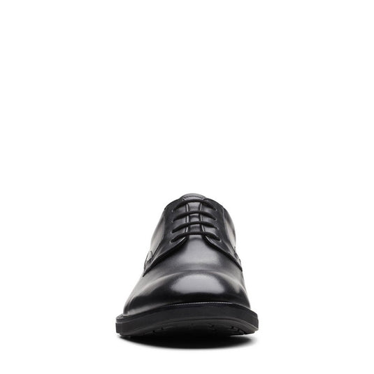 Clarks Men's Un Hugh Lace Black Leather