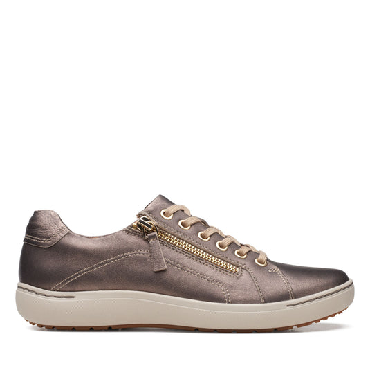 Clarks Women's Nalle Lace Bronze Metallic