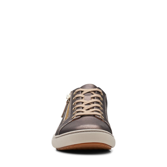 Clarks Women's Nalle Lace Bronze Metallic