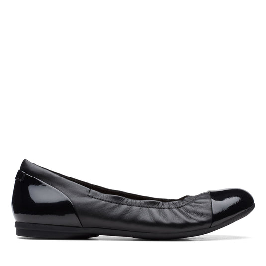 Clarks Women's Rena Jazz Black Leather