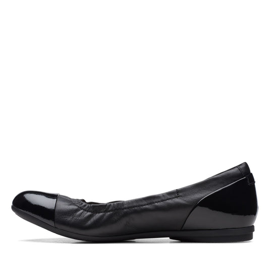 Clarks Women's Rena Jazz Black Leather