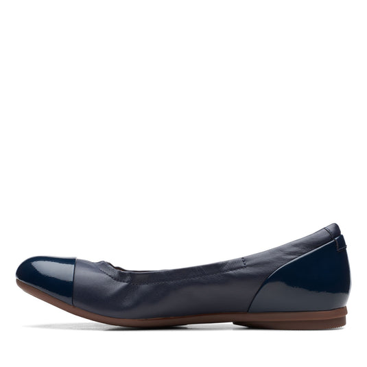 Clarks Women's Rena Jazz Navy Leather