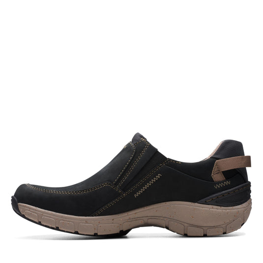 Clarks Women's Wave PlateauAP Black Nubuck