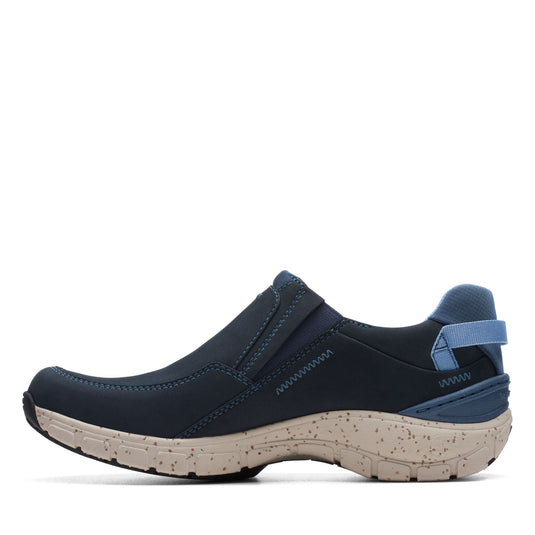 Clarks Women's Wave PlateauAP Navy Nubuck