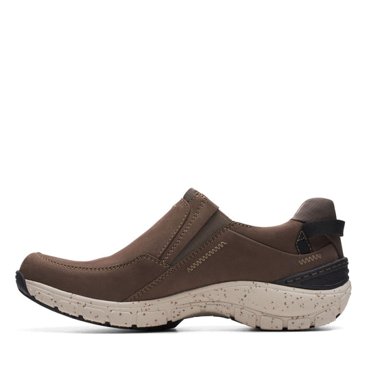 Clarks Women's Wave PlateauAP Taupe Nubuck