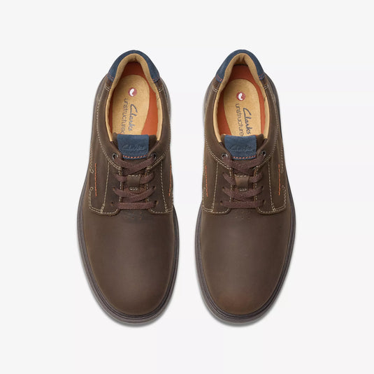Clarks Men's Un Briley Pace Shoes Brown Nubuck