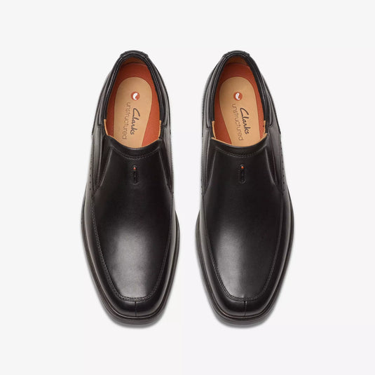 Clarks Men's Un Kendrick Way Slip-on Dress Black