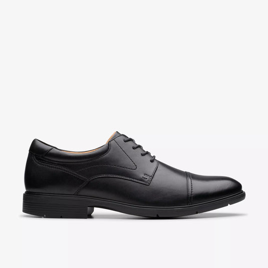 Clarks Men's Eldredge Cap Dress Shoe Black