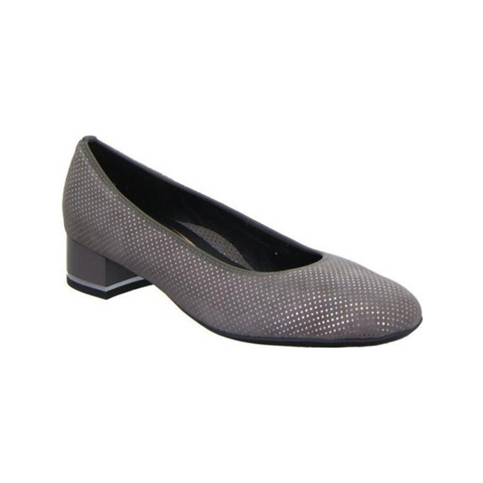 Ara Women's Graz Block Heel Grey Suede