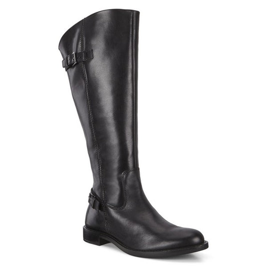 Ecco Women's Sartorelle 25 Tall Boot Black Leather