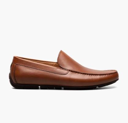 Florsheim Men's TALLADEGA Moc Toe Venetian Driver Cognac