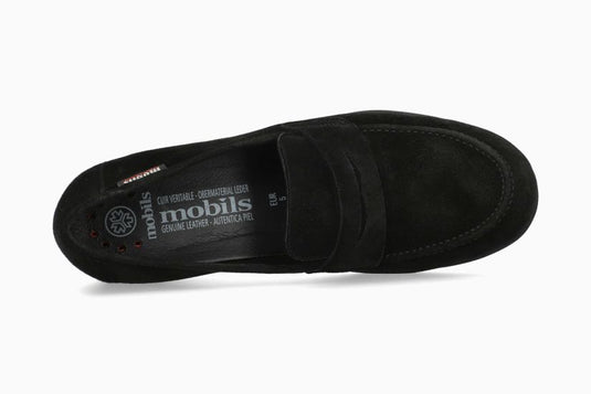 Mobils by Mephisto Women's Flavya Black Leather Velvet