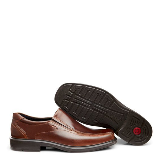 Ecco Men's Helsinki Classic Bike Toe Loafer Cocoa Brown