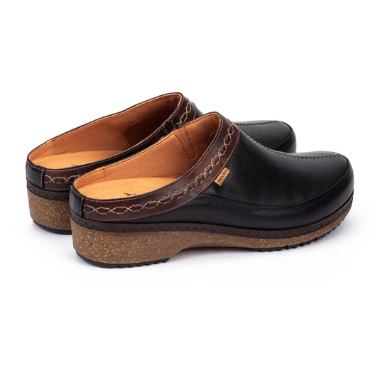 Pikolinos Women's GRANADA W0W-3922 leather clogs Black