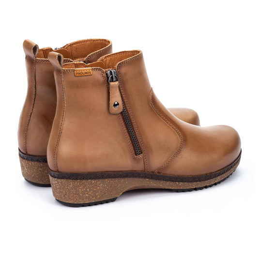 Pikolinos Women’s Granada Leather Zip Ankle Boots Castor