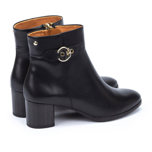 Pikolinos Women's CALAFAT W1Z Wide heel ankle boots Black