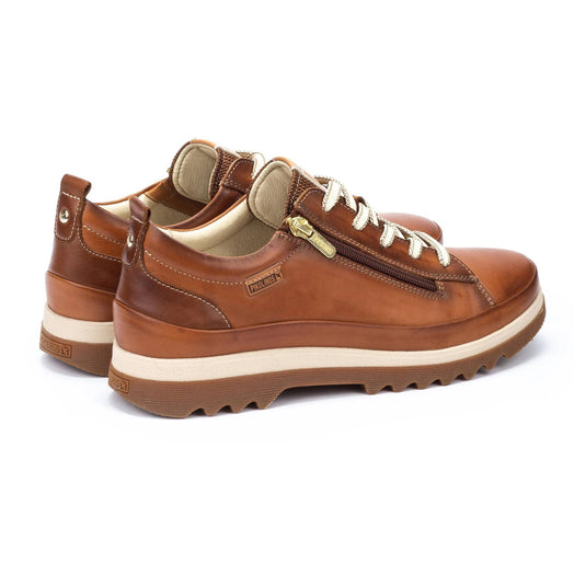 Pikolinos VIGO Women's casual shoes with zipper - Brandy