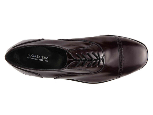 Florsheim Men's Lexington Cap Toe Loafer Oxford Burgundy