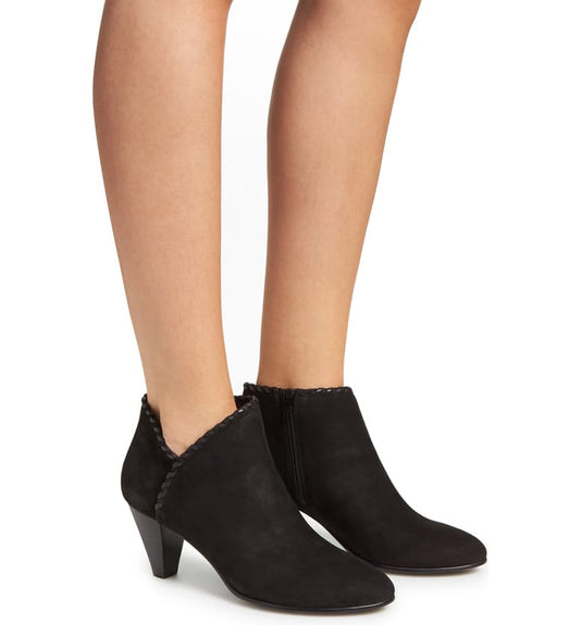 David Tate Women's Loft Bootie Black Nubuck