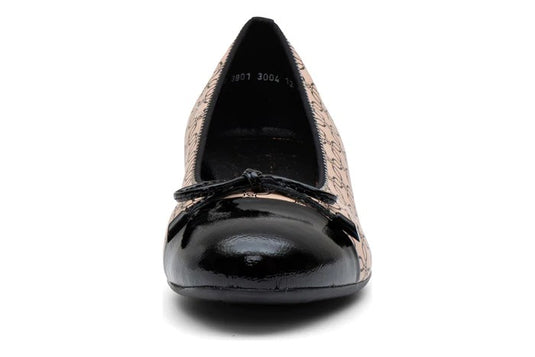 Ara Women's Bari-Hs Murano-Lack Nude-Schwarz