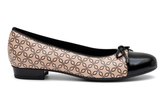 Ara Women's Bari-Hs Murano-Lack Nude-Schwarz