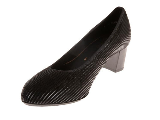 Ara Women's 12-11486-03 Block Heel Pumps Black