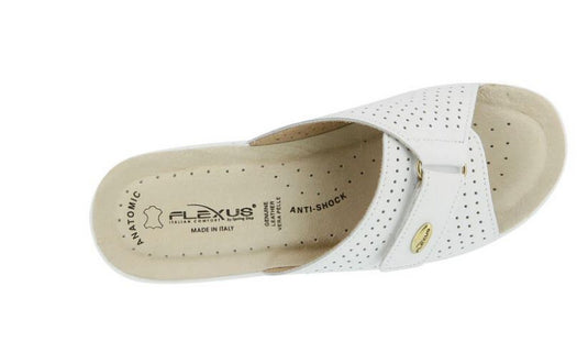 Spring Step Flexus Women's Kea Slide Sandals White