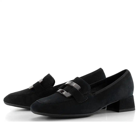 Ara Graz 2.0 Women's Slip-On Fabric Loafer Black