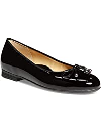 Ara Women's scout ballet flat Black patent