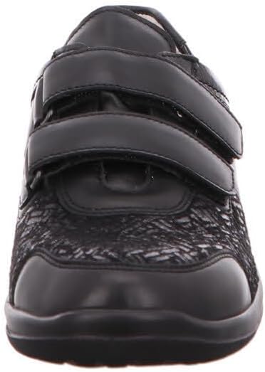 Waldlaufer Women's Hesna  slipper comfort shoe Black