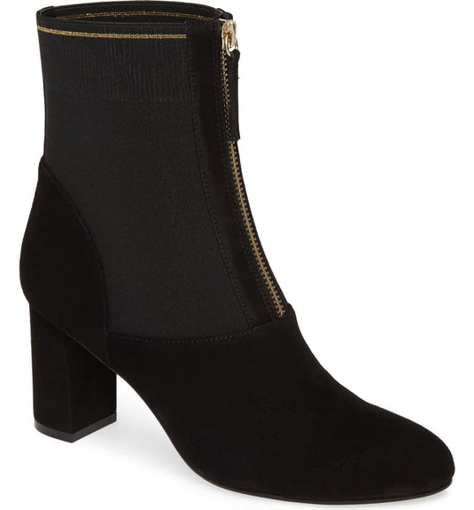 David Tate Women's Monique Bootie Black Suede